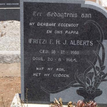 ALBERTS F.H. 1918-1965