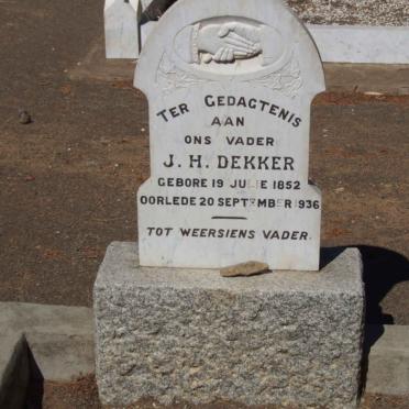 DEKKER J.H. 1852-1936