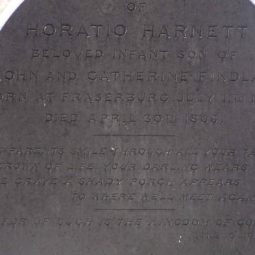 FINDLAY Horatio Harnett 1865-1866