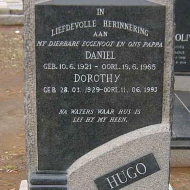 HUGO Daniel 1921-1965 &amp; Dorothy 1929-1993