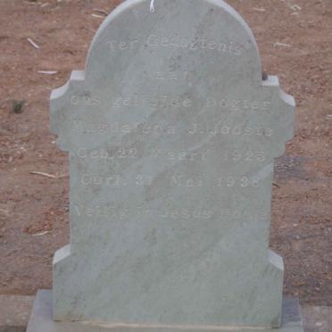 JOOSTE Magdalena J. 1925-1938