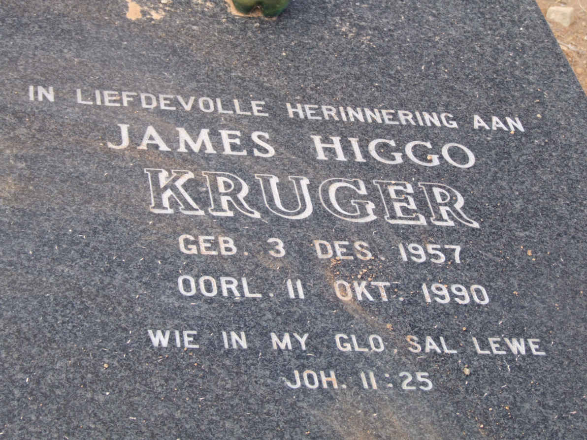 KRUGER James Higgo 1957-1990