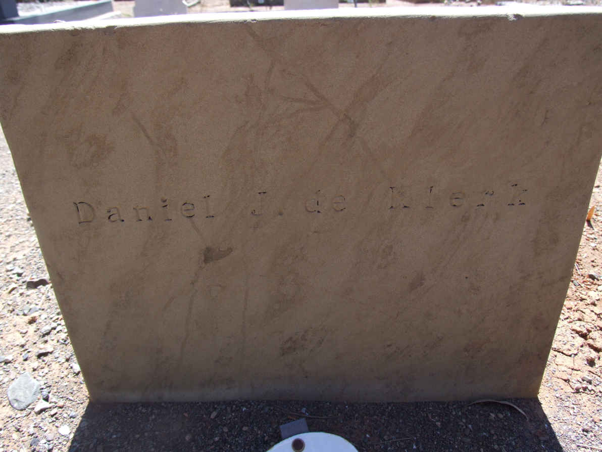 KLERK Daniel Jeremias, de 1856-1939