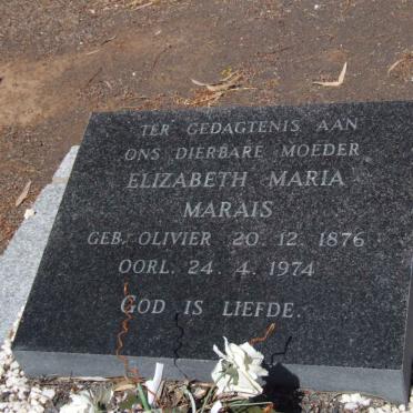 MARAIS Elizabeth Maria nee OLIVIER 1876-1974