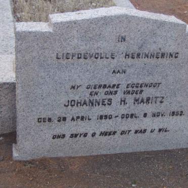 MARITZ Johannes H. 1890-1952
