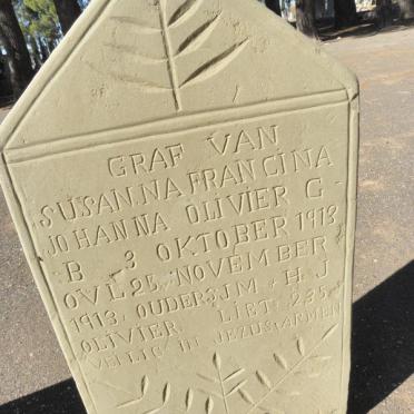 OLIVIER Susanna Francina Johanna 1913-1913
