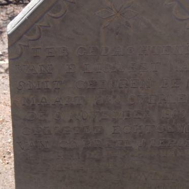 ROEX Elisabet Maria, le nee SMIT 1834-1900