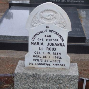 ROUX Maria Johanna, le 1884-1962