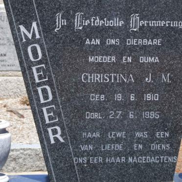 ROUX Pieter Johannes, le 1903-1969 &amp; Christina J.M. 1910-1995 
