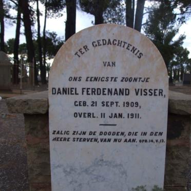 VISSER Daniel Ferdenand 1909-1911