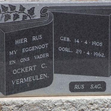 VERMEULEN Ockert C. 1905-1962