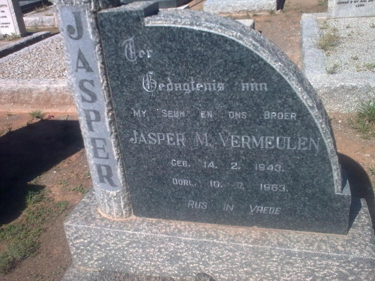 VERMEULEN Jasper M. 1943-1963