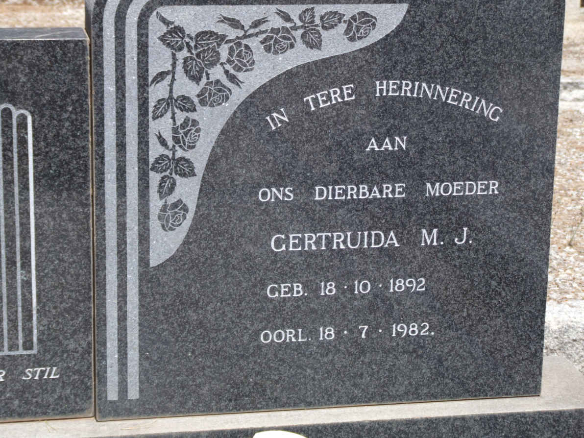 VIVIERS Gertruida M.J. 1892-1982