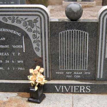 VIVIERS Andreas T.P. 1891-1963 &amp; Gertruida M.J. 1892-1982 