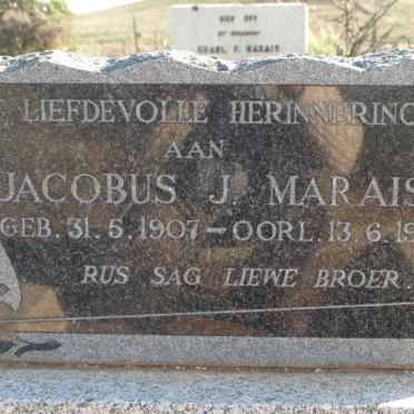 MARAIS Jacobus J. 1907-1960