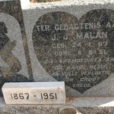MALAN J.J. 1867-1951