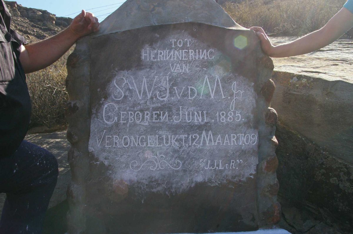 MERWE S.W.J., v.d. 1885-1909