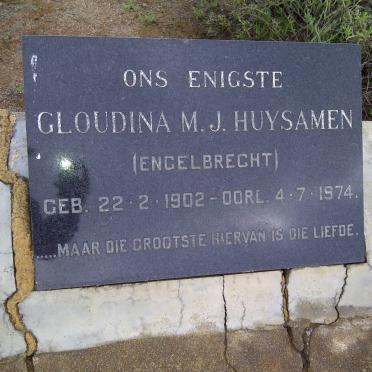 HUYSAMEN Gloudina M.J. nee ENGELBRECHT 1902-1974
