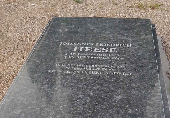 HEESE Johannes Friedrich 1923-2004