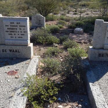 WAAL Tobias J.P., de 1882-1955 &amp; Maghrieta W.J. MARITZ 1871-1960