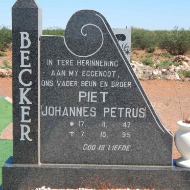 BECKER Johannes Petrus 1947-1995