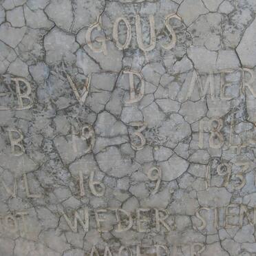 GOUS Elisabeth Susanna Jacoba nee V.D. MERWE 1845-1931 _1