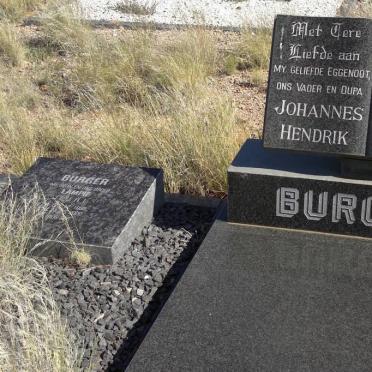 BURGER Johannes Hendrik 1927-1979