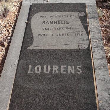 LOURENS Hannelie 1964-1966