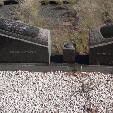 LOUW Jacob A. 1914-1977 &amp; Anna M. 1914-1988