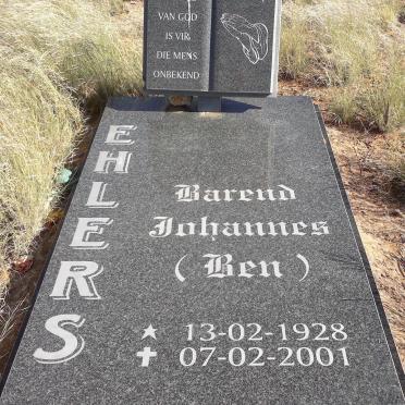 EHLERS Barend Johannes 1928-2001