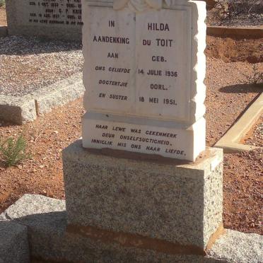 TOIT Hilda, du 1936-1951