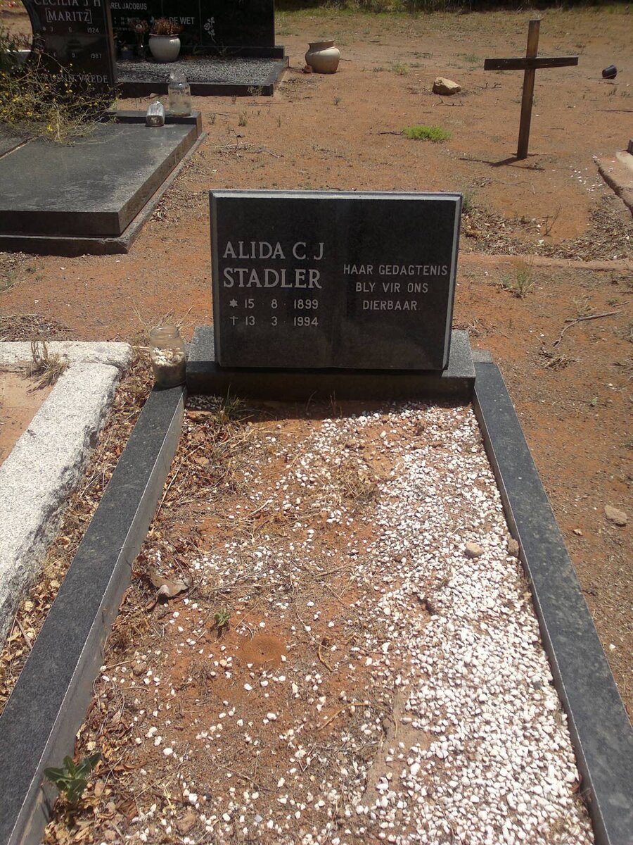 STADLER Alida C.J. 1899-1994