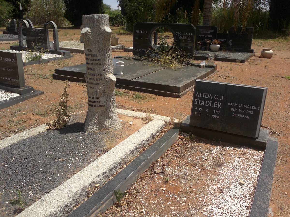 STADLER Johan G.A. 189?-1942 :: STADLER Alida C.J. 1899-1994