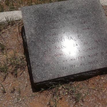 THIRION ? 1890-1964 &amp; Martha Elizabeth Johanna MANS 1890-1950