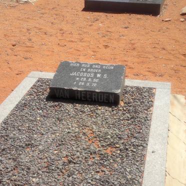 HEERDEN Jacobus W.S., van 1952-1972