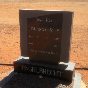 ENGELBRECHT Johanna M.S. 1903-1973