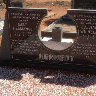KENNEDY Melt Hermanus 1918-2000 &amp; Catharina Wilhelmina 1927-1997