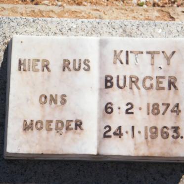 BURGER Kitty 1874-1963