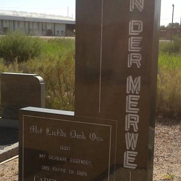 MERWE Carel Petrus, van der 1903-1976