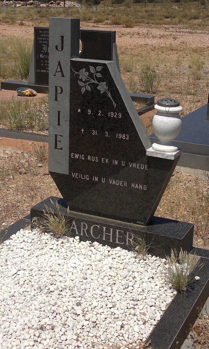 ARCHER Japie 1929-1983