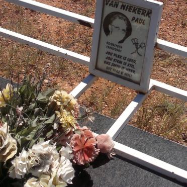 NIEKERK Paulus Albertus, van 1974-2001 