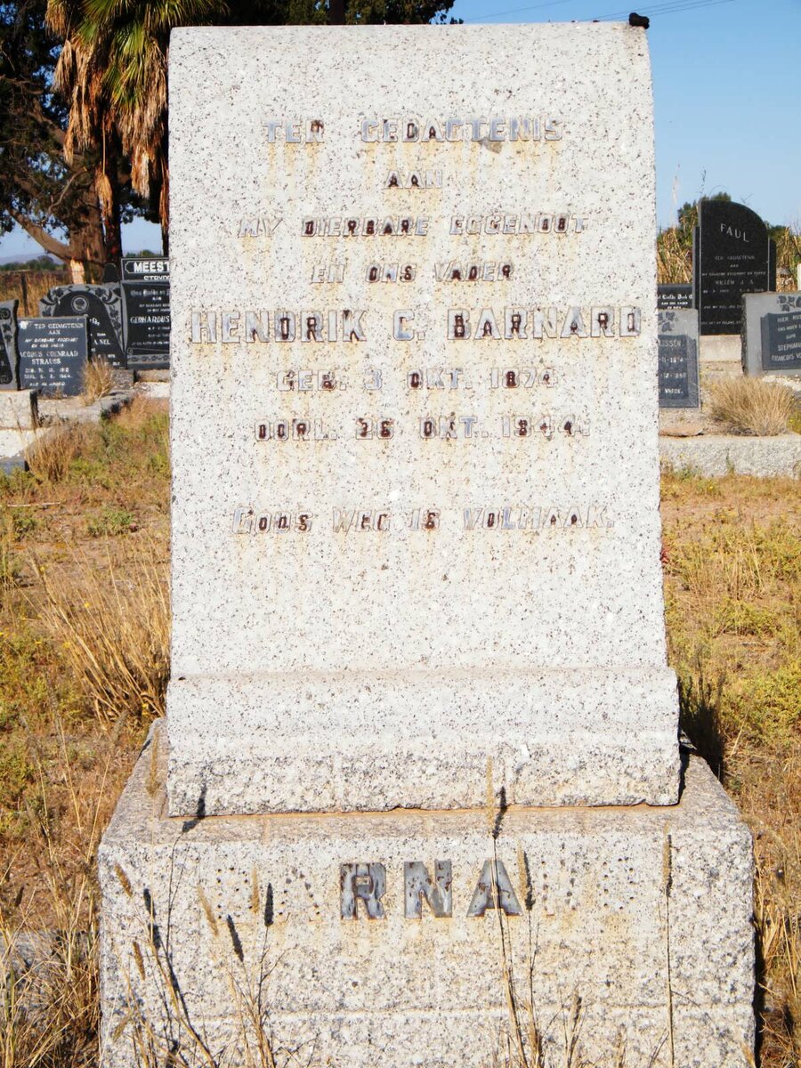 BARNARD Hendrik C. 1874-1944