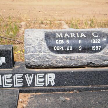 HEEVER Maria C., van den 1922-1997
