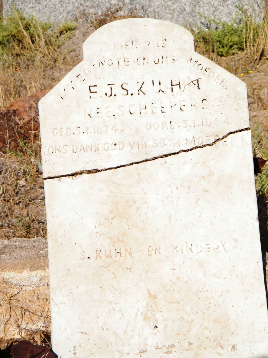 KUHN F.J.S. nee SCHEEPERS 1874-1944