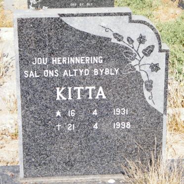 MEYER Kitta 1931-1998