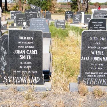 STEENKAMP Johan Carel Smith 1889-1970 &amp; Wiesie Anna Louisa Maria 1895-1976