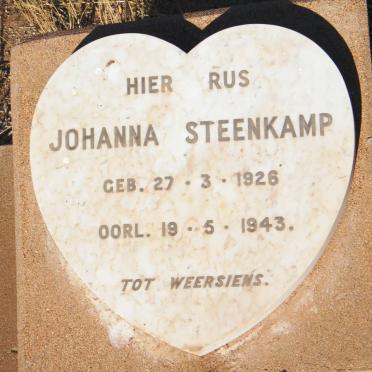 STEENKAMP Johanna 1926-1943
