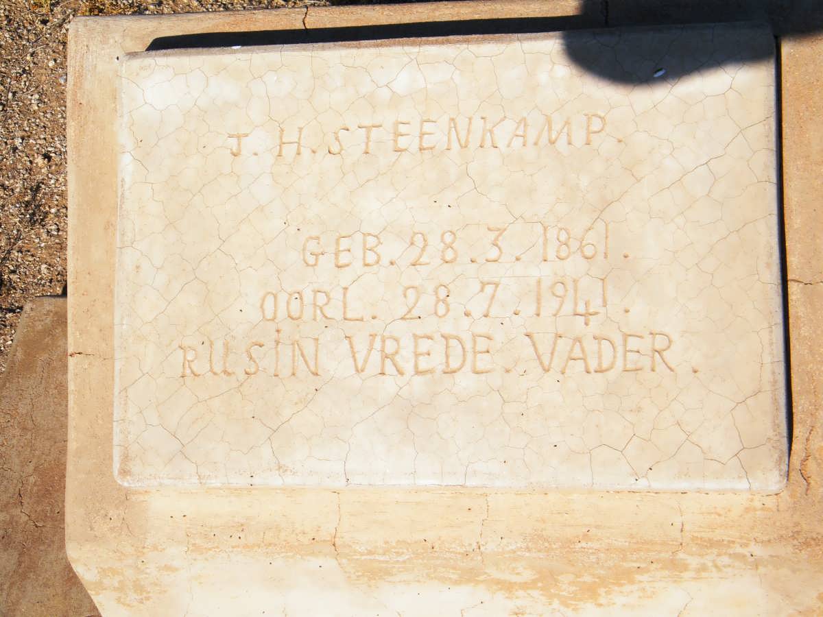 STEENKAMP J.H. 1861-1941