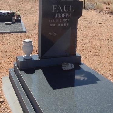 FAUL Joseph 1936-1981