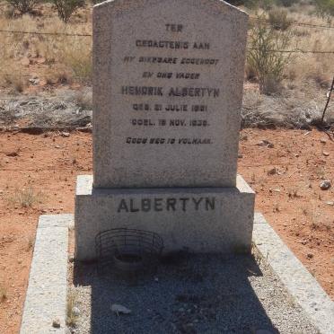 ALBERTYN Hendrik -1930